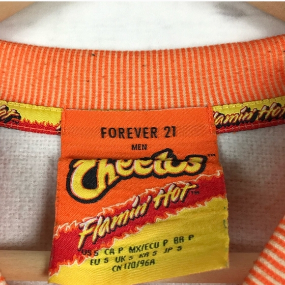 Cheetos Flamin Hot Forever 21 pullover Sweatshirt men's size Small - Picture 3 of 7